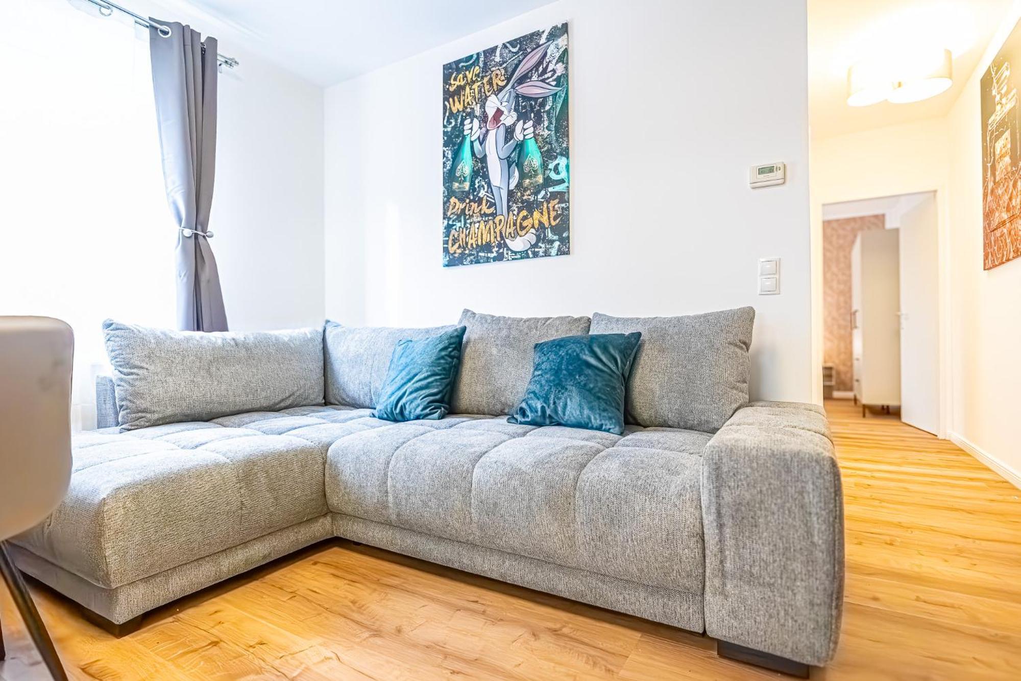 Charming 1Br And 1Lr Apt Modern Design Donaustadt Vienna Exterior photo
