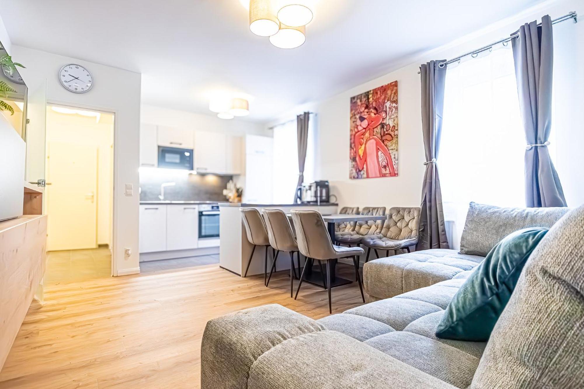 Charming 1Br And 1Lr Apt Modern Design Donaustadt Vienna Exterior photo